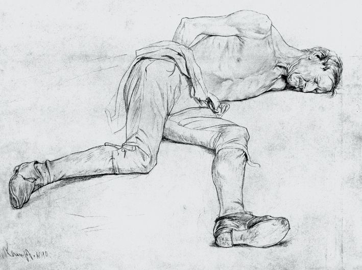  阿尔图尔·康波夫 Arthur kampf —— 侧身躺着的男人